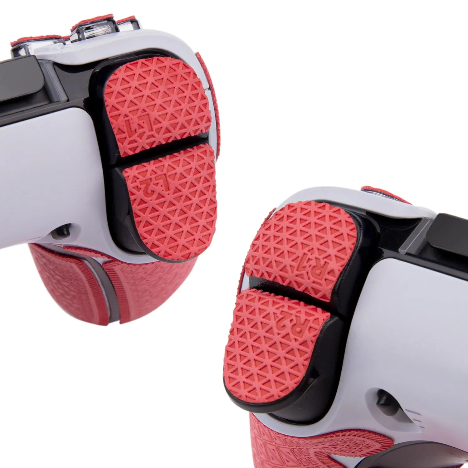Controller Grip Tapes Compatible with PS5 DualSense Edge, Ultra Version Anti Slip Tape, Sweat Absorbent, Skin kit, Compatible with PlayStation 5 Edge Grips, Buttons, Trigge, D-pad Red