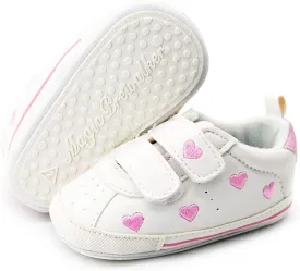 E-FAK Baby Shoes Boys Girls Infant Sneakers Non-Slip Rubber Sole Toddler Crib First Walker Shoes