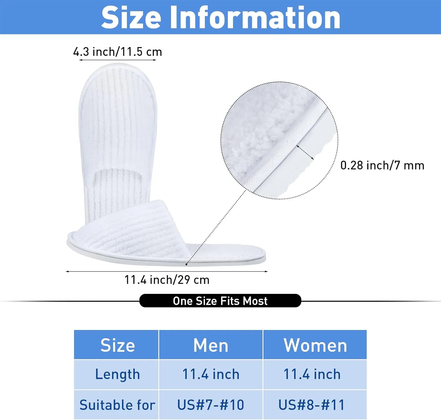 Elcoho 12 Pairs Closed Toe Spa Slippers Reusable Slippers Coral Fleece Washable Disposable Home Slippers for Women Men Guests Hotels House Slippers Housewarming Indoors Bathroom Party Traveling