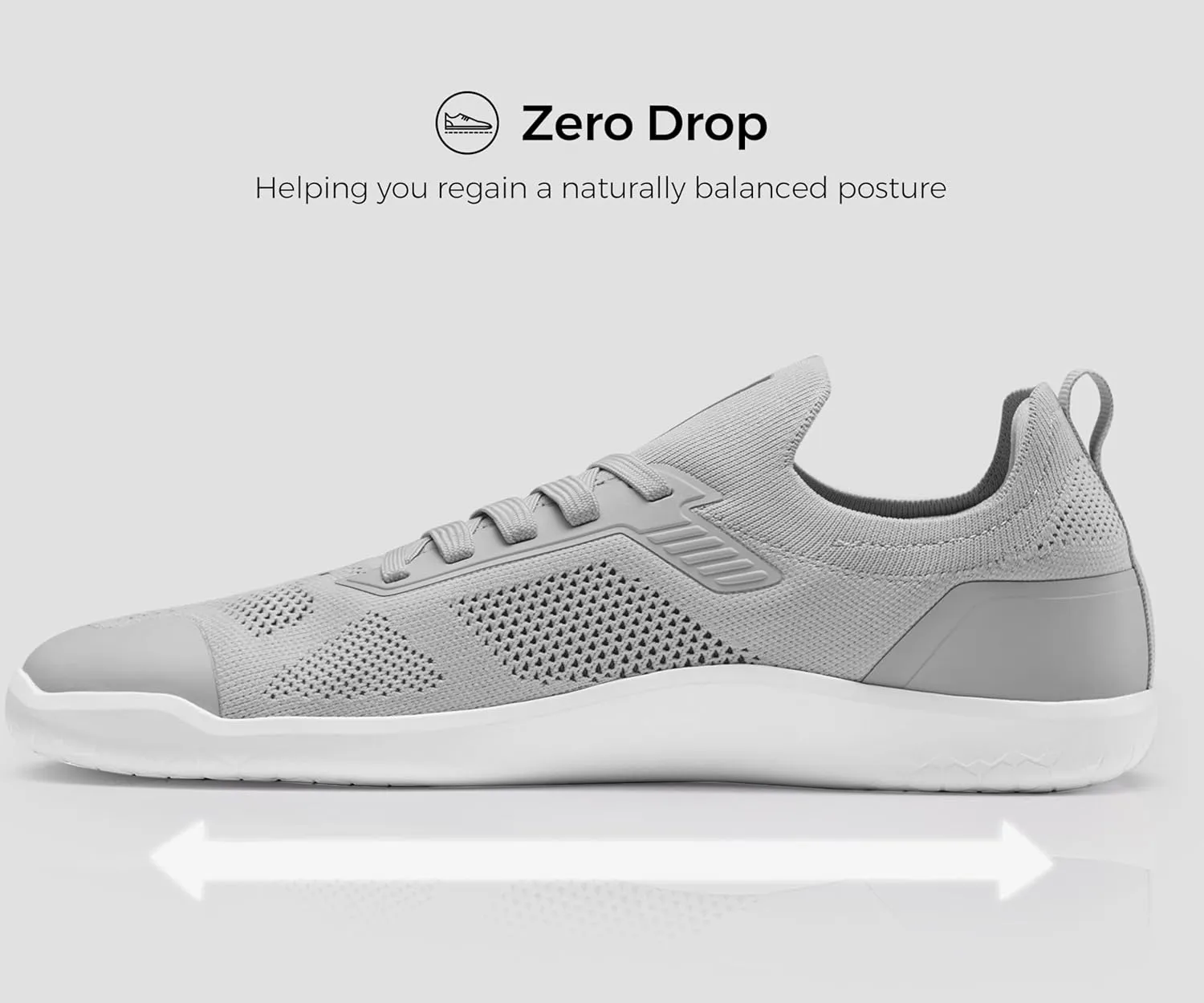 Men's Barefoot Shoes Zero Drop Running Minimalist Gym Shoes for Men Deadlift Cross Training Sneakers