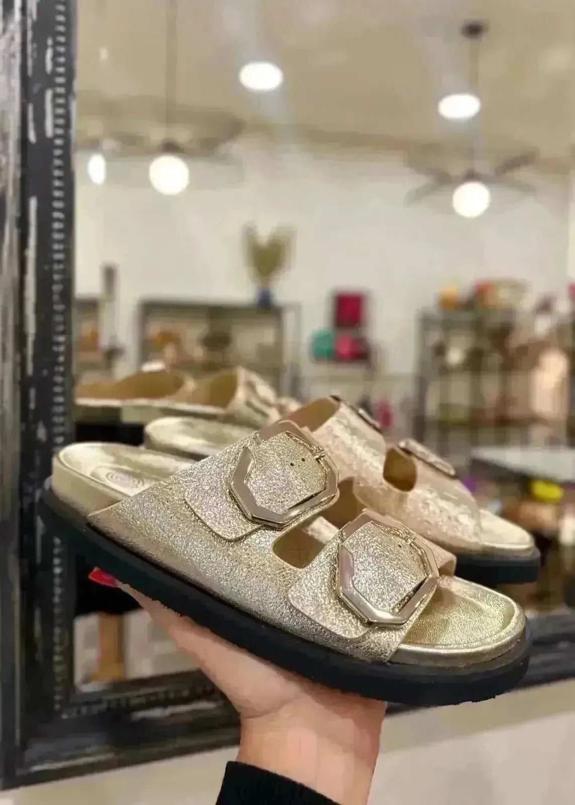 Sandales Genuins Galia vegan Platinum
