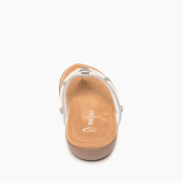 Silverthorn360 Toe Post Sandal in White