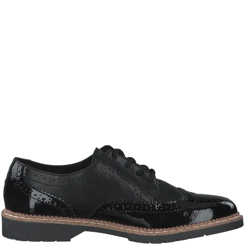 S.Oliver Brogue lace up shoe Black